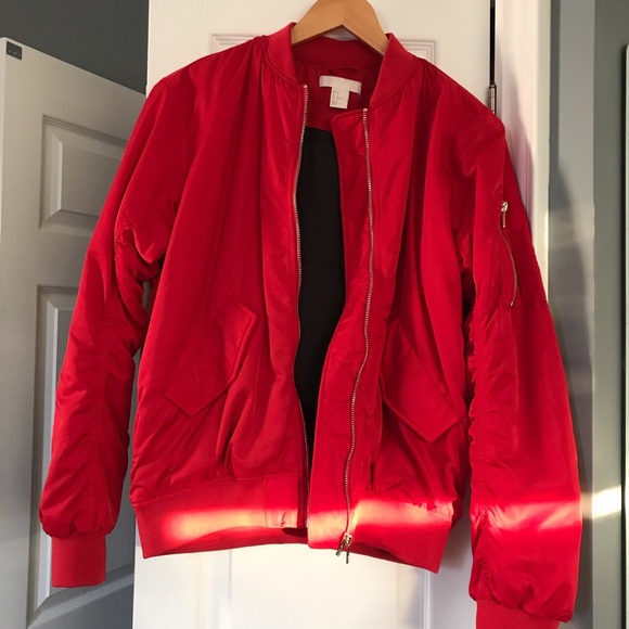 red bomber jacket - Picture 1 of 1
